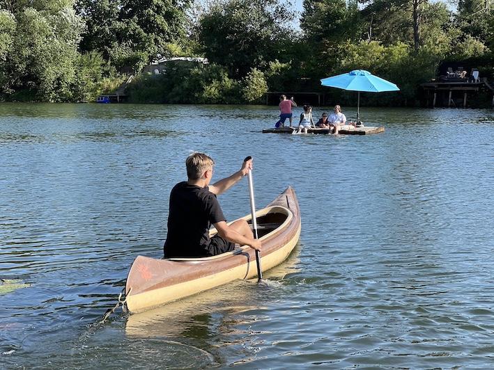 Schwimmen, spielen und Stockbrot an den Wülfinger Teichen