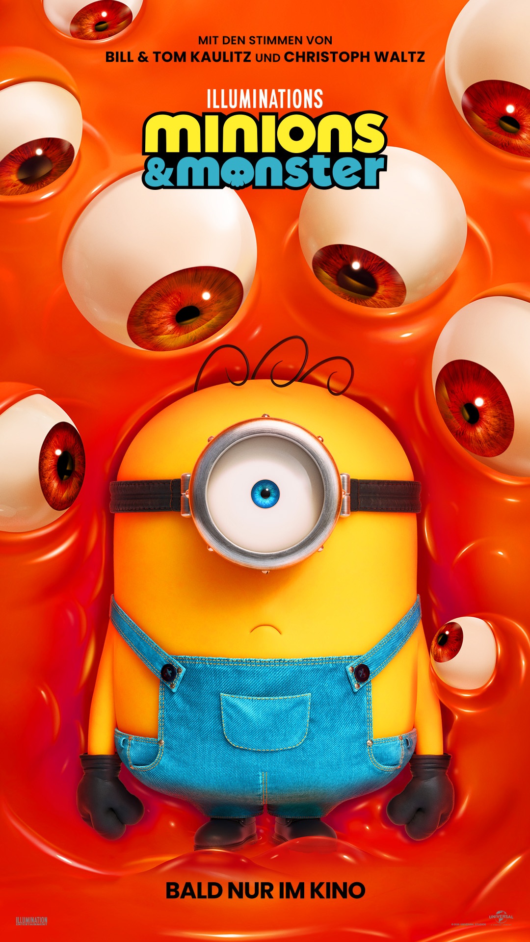 Kinofilm mit Popcorn: Minions & Monster