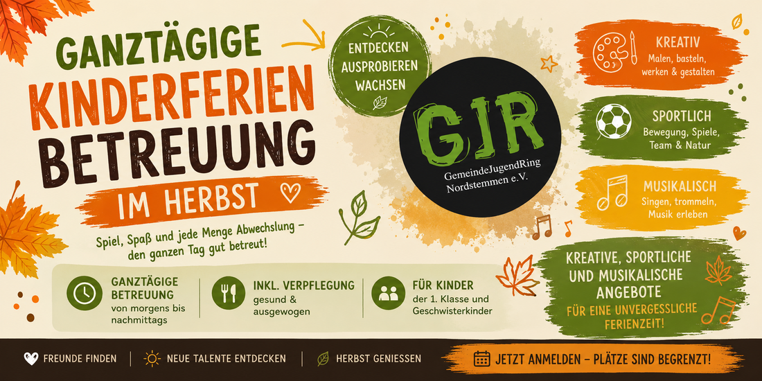 Kinderbetreuung in den Herbstferien